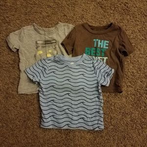 Toddler short sleeved shirts - bundle of 3